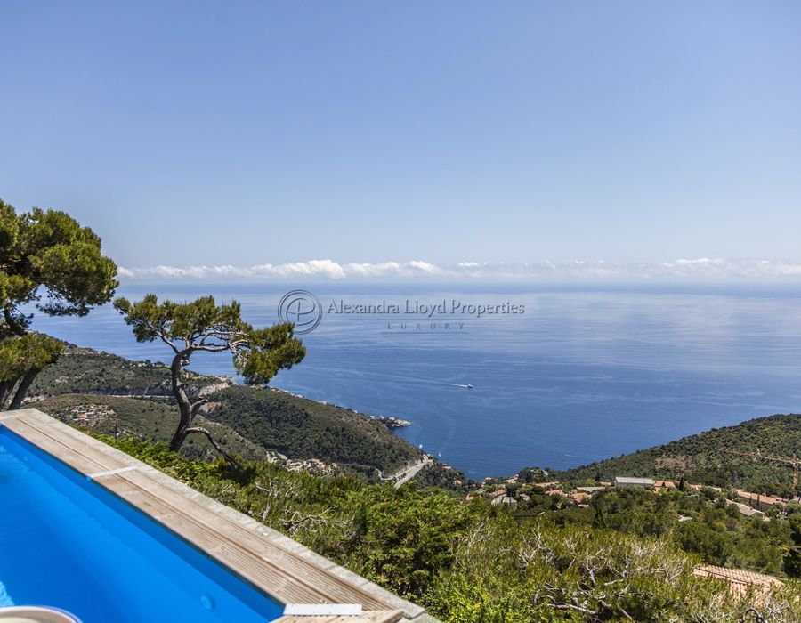 Stunning views from this charming property in Eze 2