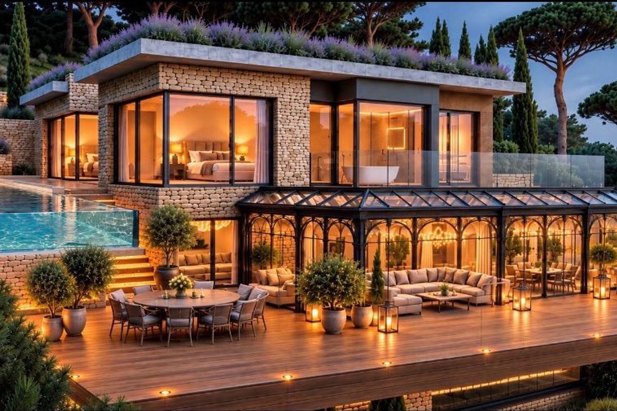 Maison à Èze avec vue mer panoramique, à 10 minutes de Monaco : à louer, ou à vendre avec potentiel de rénovation