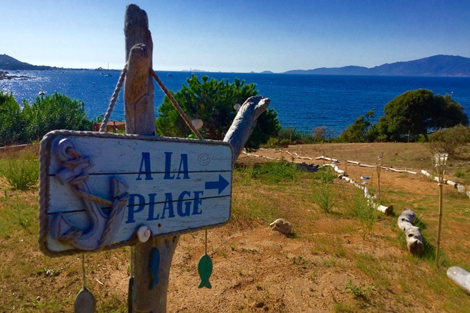 Contemporary beach front villa in Ajaccio bay, Corsica