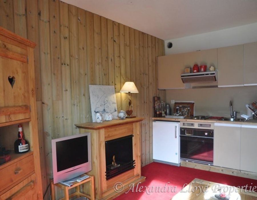 Studio for sale in the Trois Lys Building in Auron 1