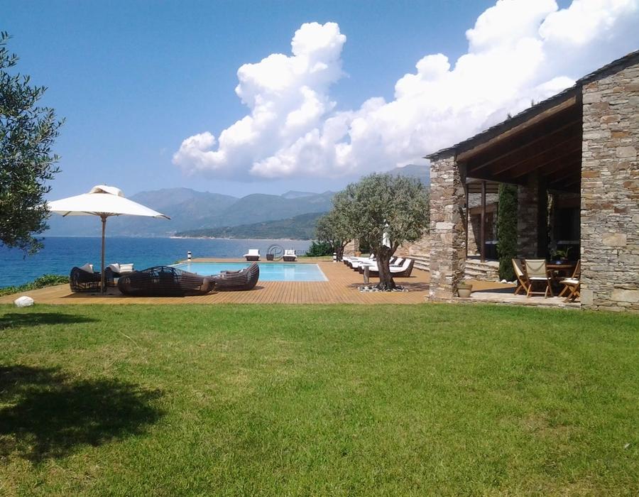 Sublime stone water front villa in Saint Florent, North Corsica 1