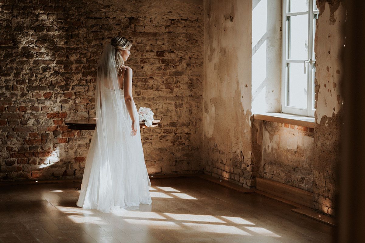 Bodenlanger Tüllrock in Ivory, Aisling noni