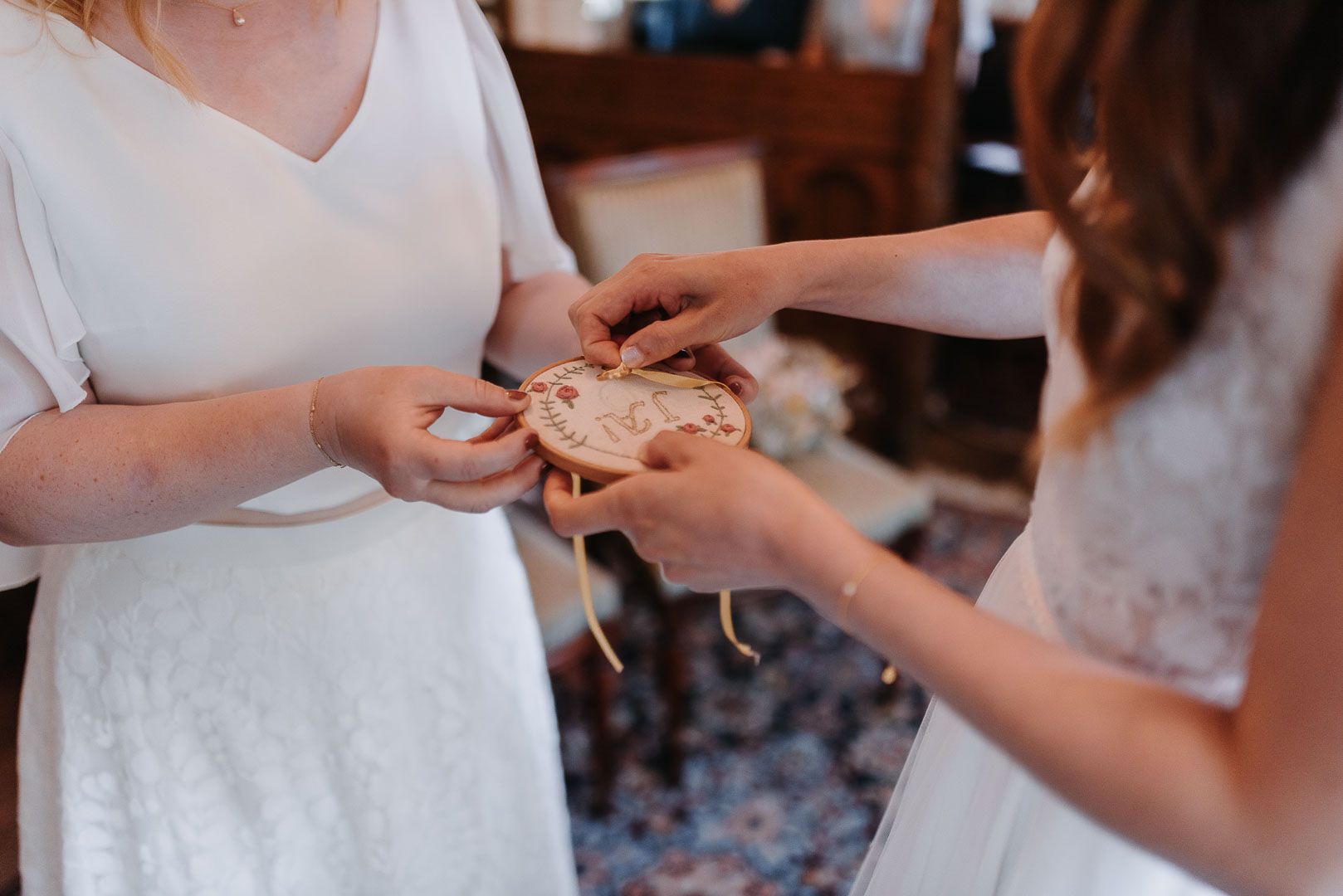 Boho-Hochzeit, Ringetausch
