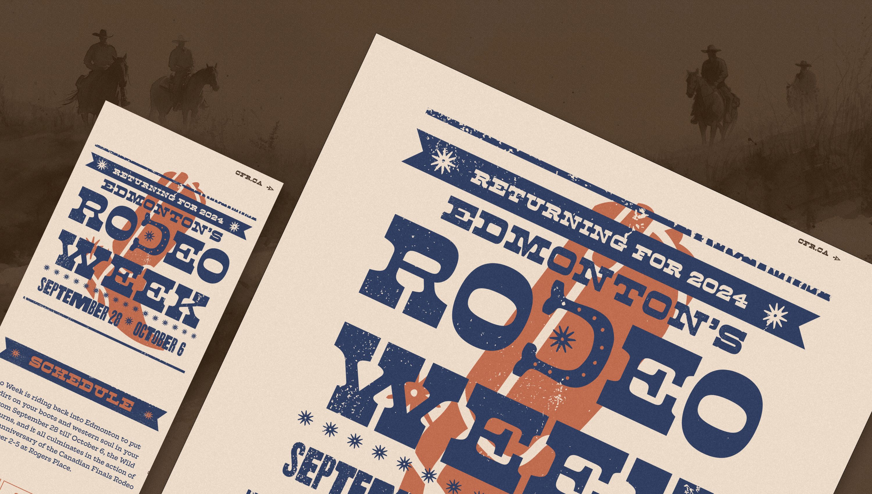 A poster for Edmonton’s Rodeo Week, returning for 2024