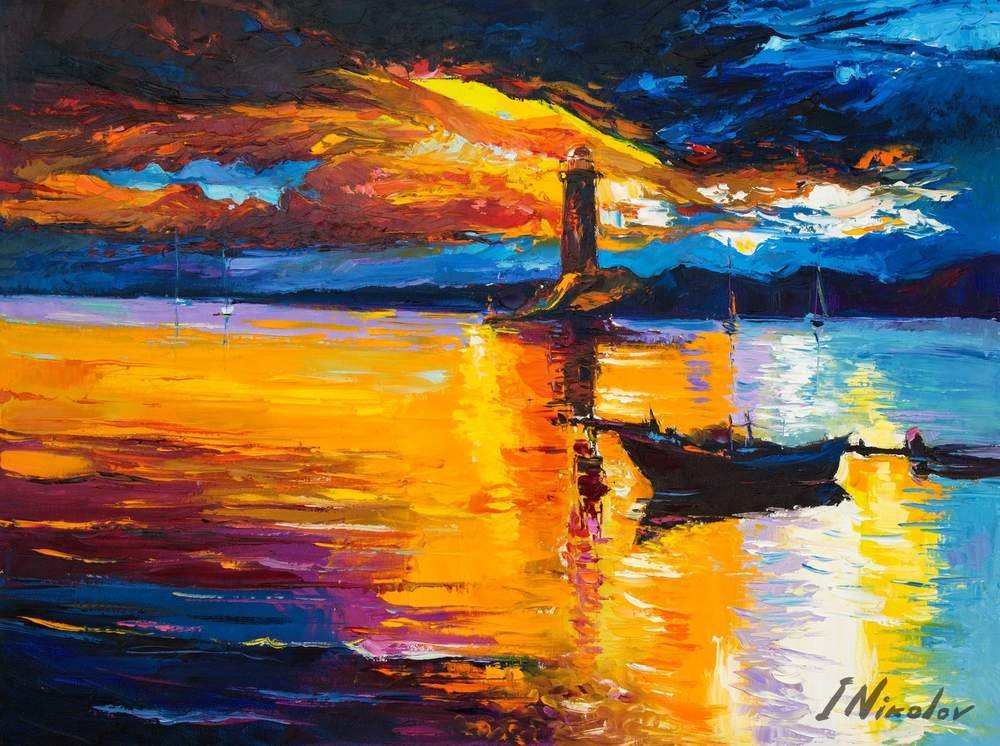 Lighthouse Over the Water