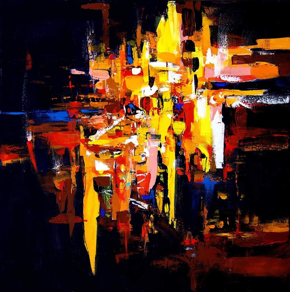 Luminous Fragments — original oil painting by Ivailo Nikolov