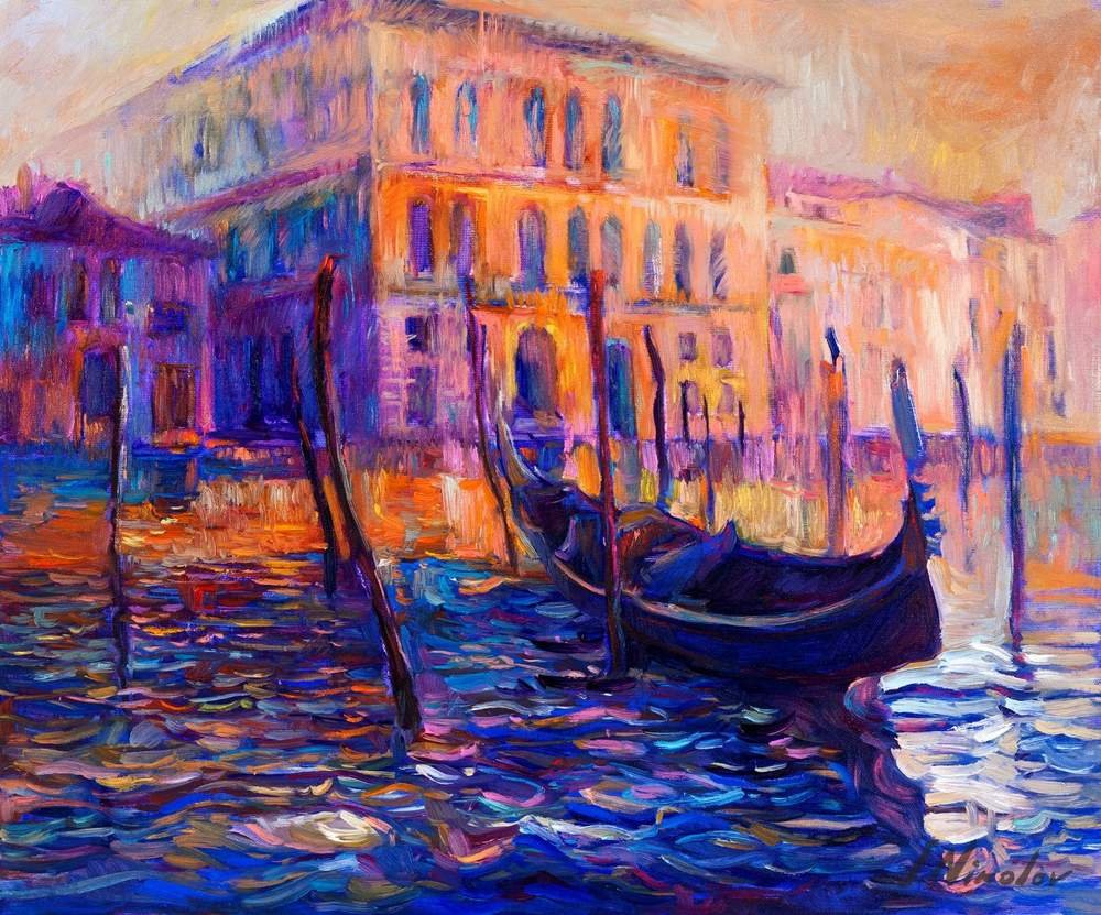 Gondolas in Venice
