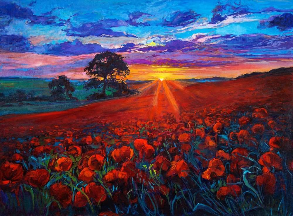 Poppies on the Horizon