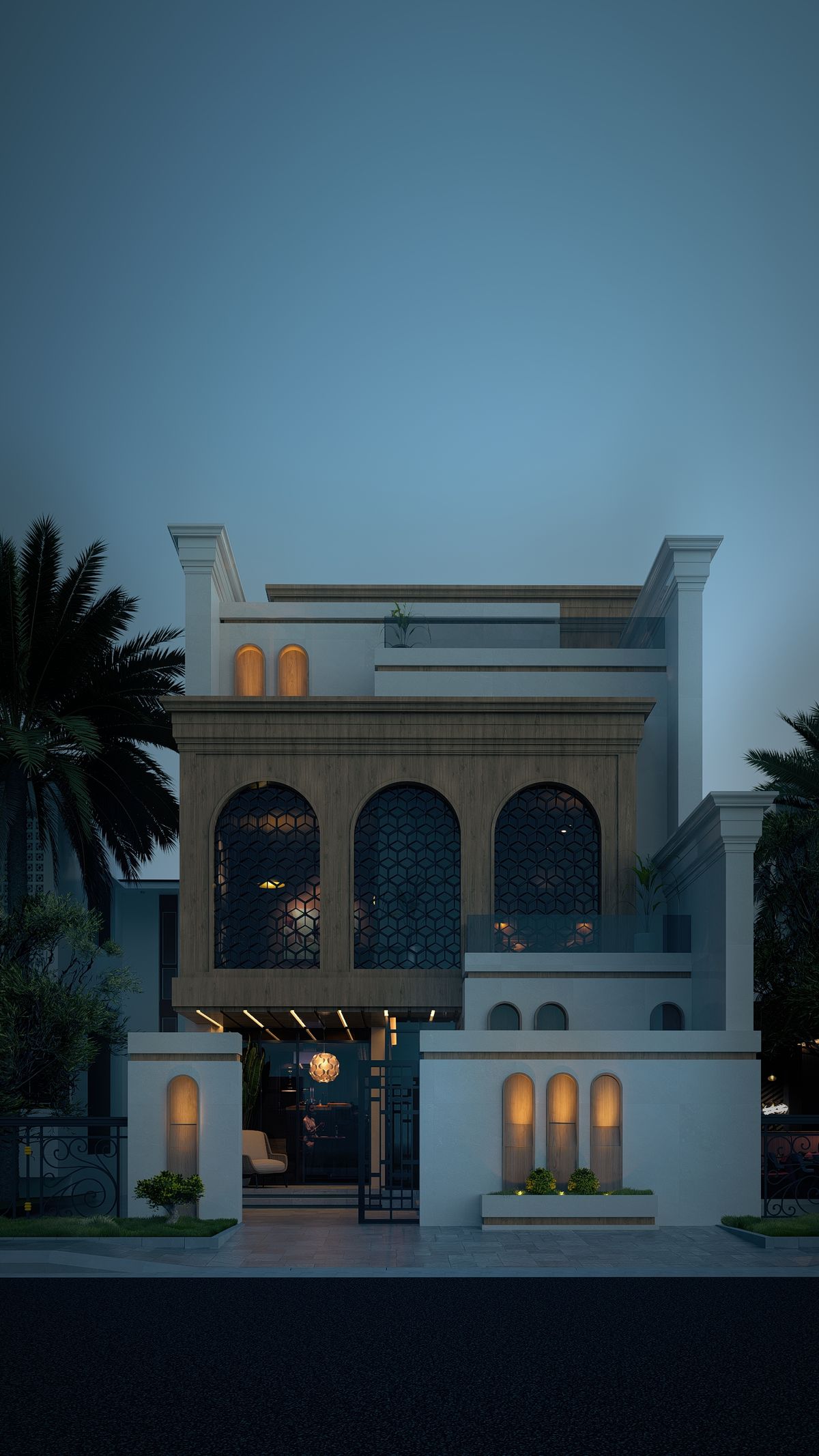 الخيار الثاني ليلاً من الأمام