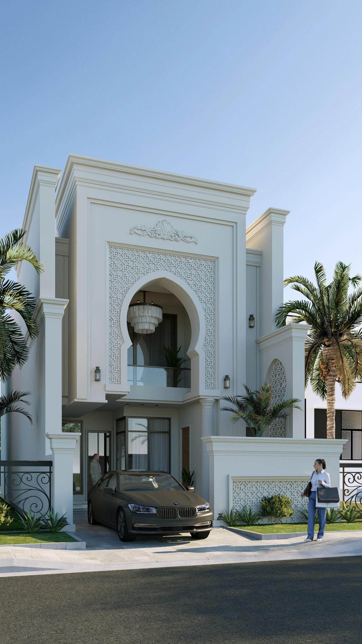 الواجهة من الشارع نهاراً