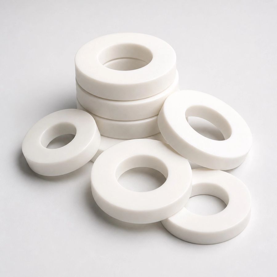 Custom FDA / Medical Grade lathe-cut washers from Cannon Gasket