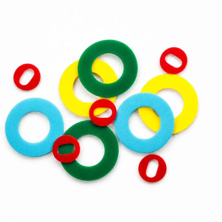 Custom HDPE plastic washers from Cannon Gasket