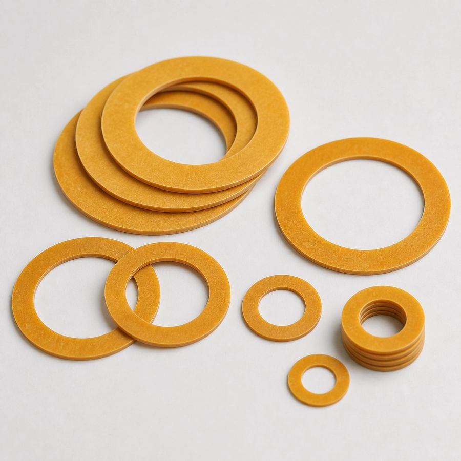 Custom Nomex® plastic washers from Cannon Gasket