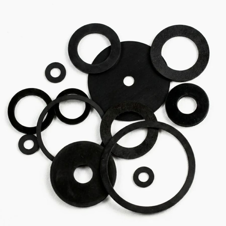 Custom Buna-N / Nitrile rubber washers from Cannon Gasket