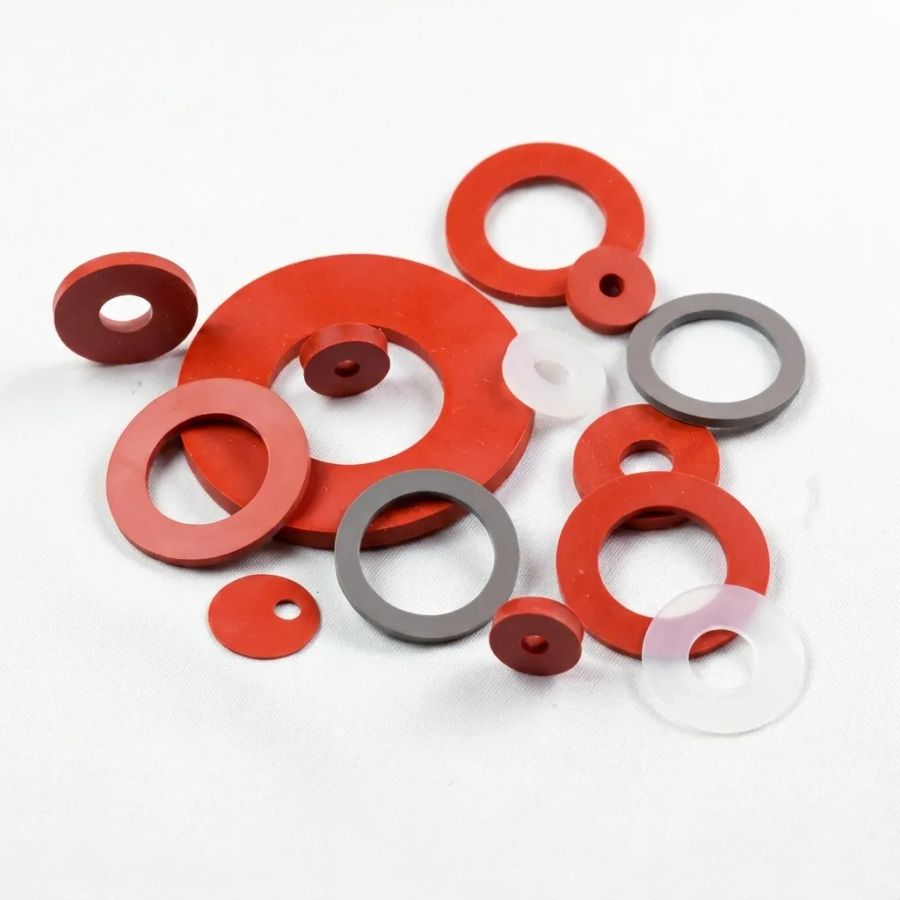 Custom Silicone rubber washers from Cannon Gasket