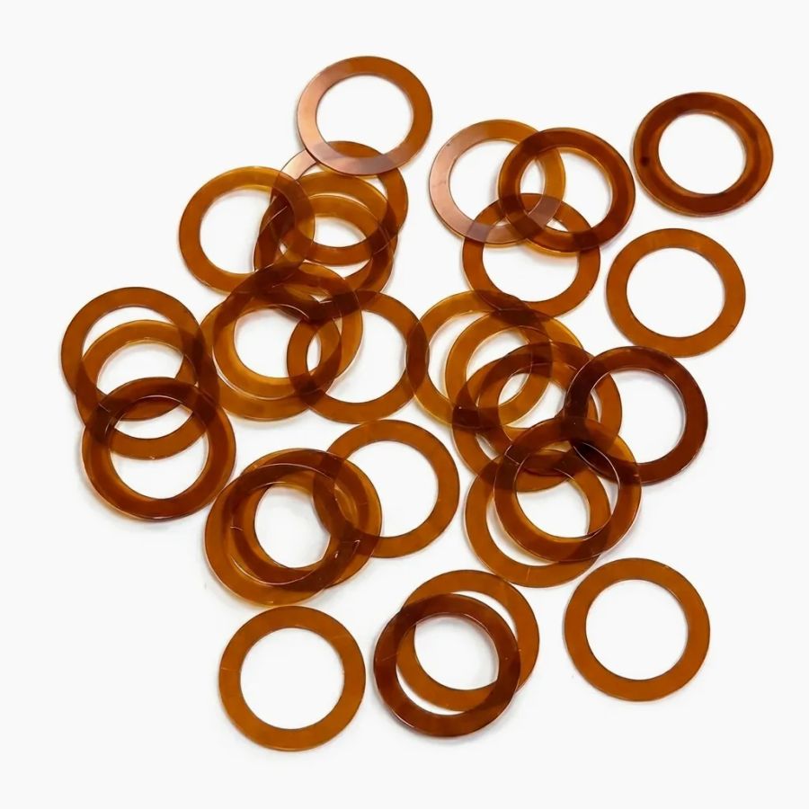 Custom Kapton plastic washers from Cannon Gasket