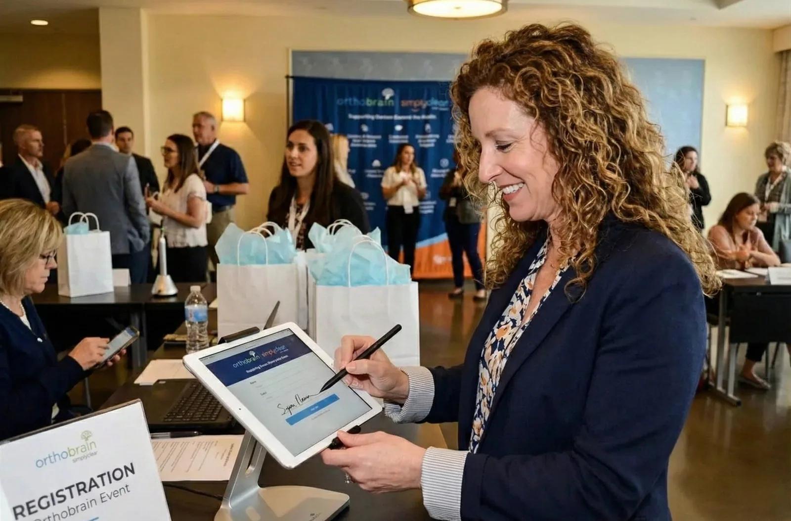 Registration desk