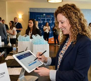 Registration desk