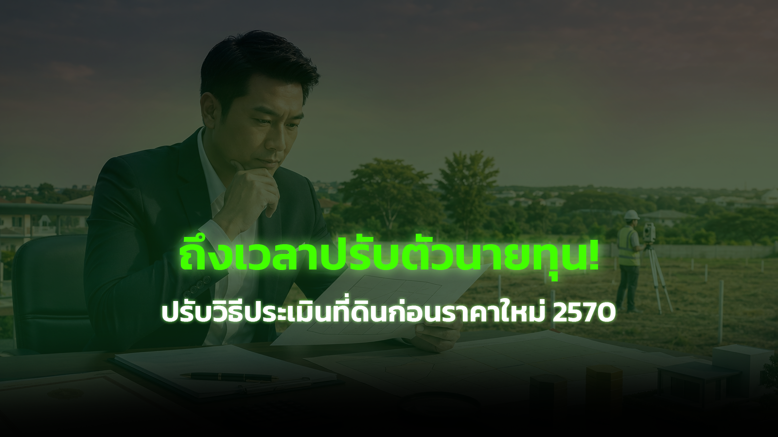 นายทุนรับซื้อฝาก ต้องปรับวิธีประเมินที่ดินก่อนราคาใหม่ 2570