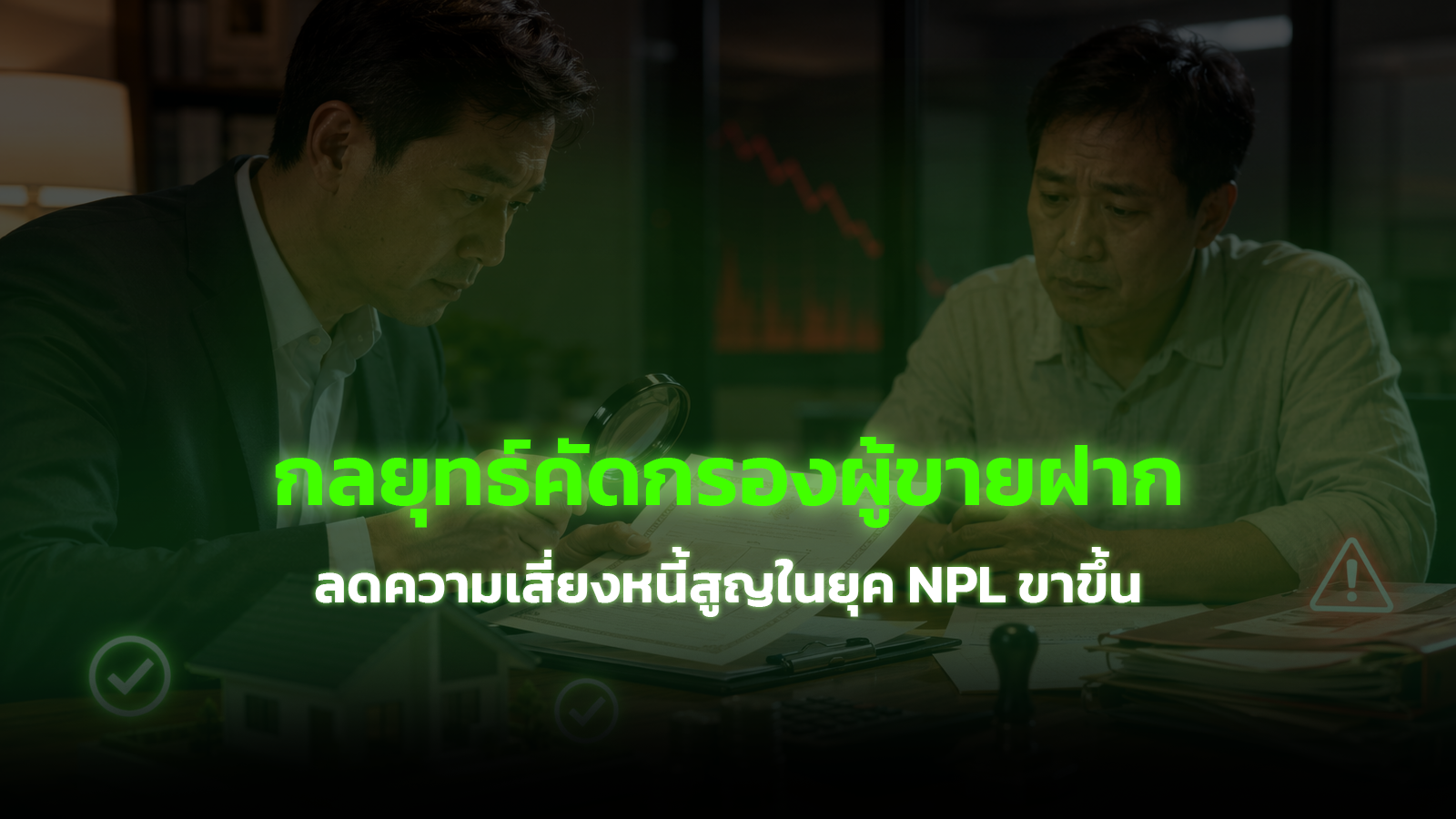 กลยุทธ์คัดกรองผู้ขายฝาก ลดความเสี่ยงหนี้สูญในยุค NPL ขาขึ้น