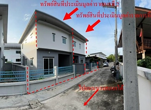 บ้านแฝด 2 ชั้น 2 คูหา 2