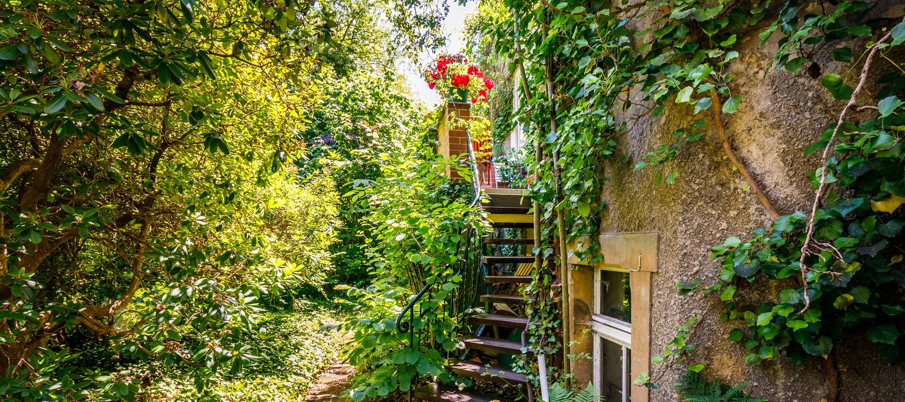 Ruhiger und traumhafter Märchengarten Ruhiger und traumhafter Märchengarten