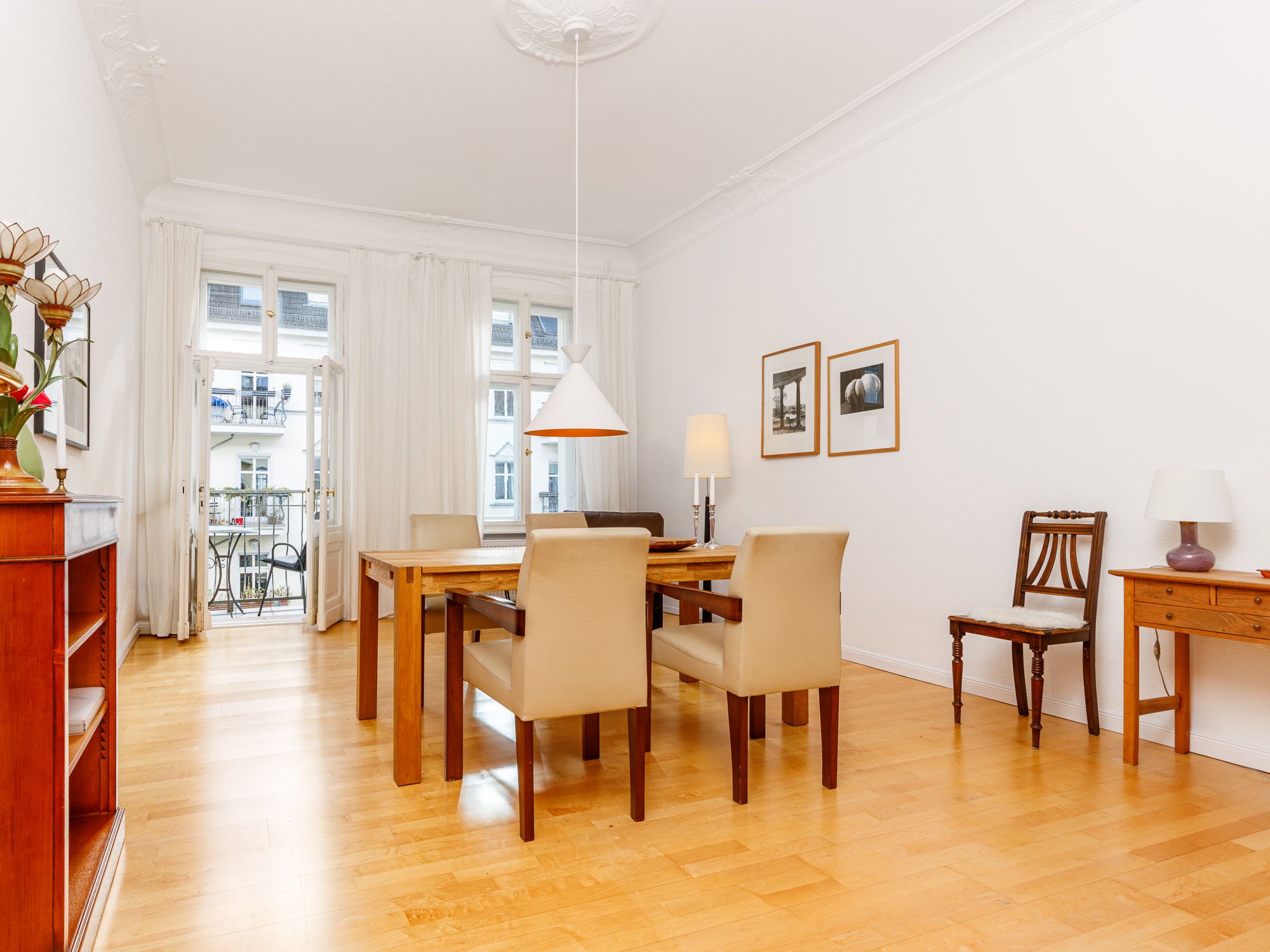 Dining Area with Balcony 