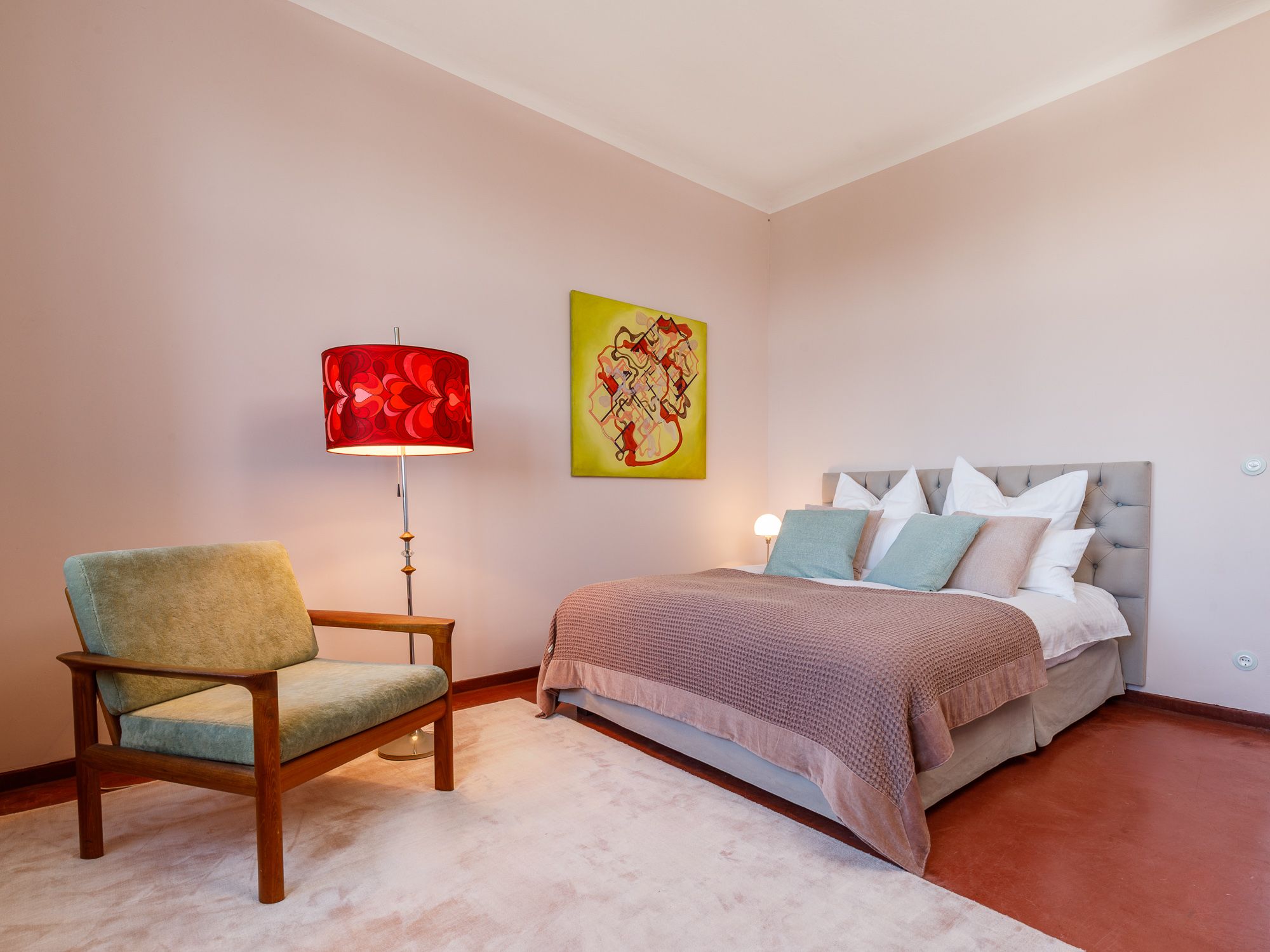 Schlafzimmer zum ruhigen Innenhof 