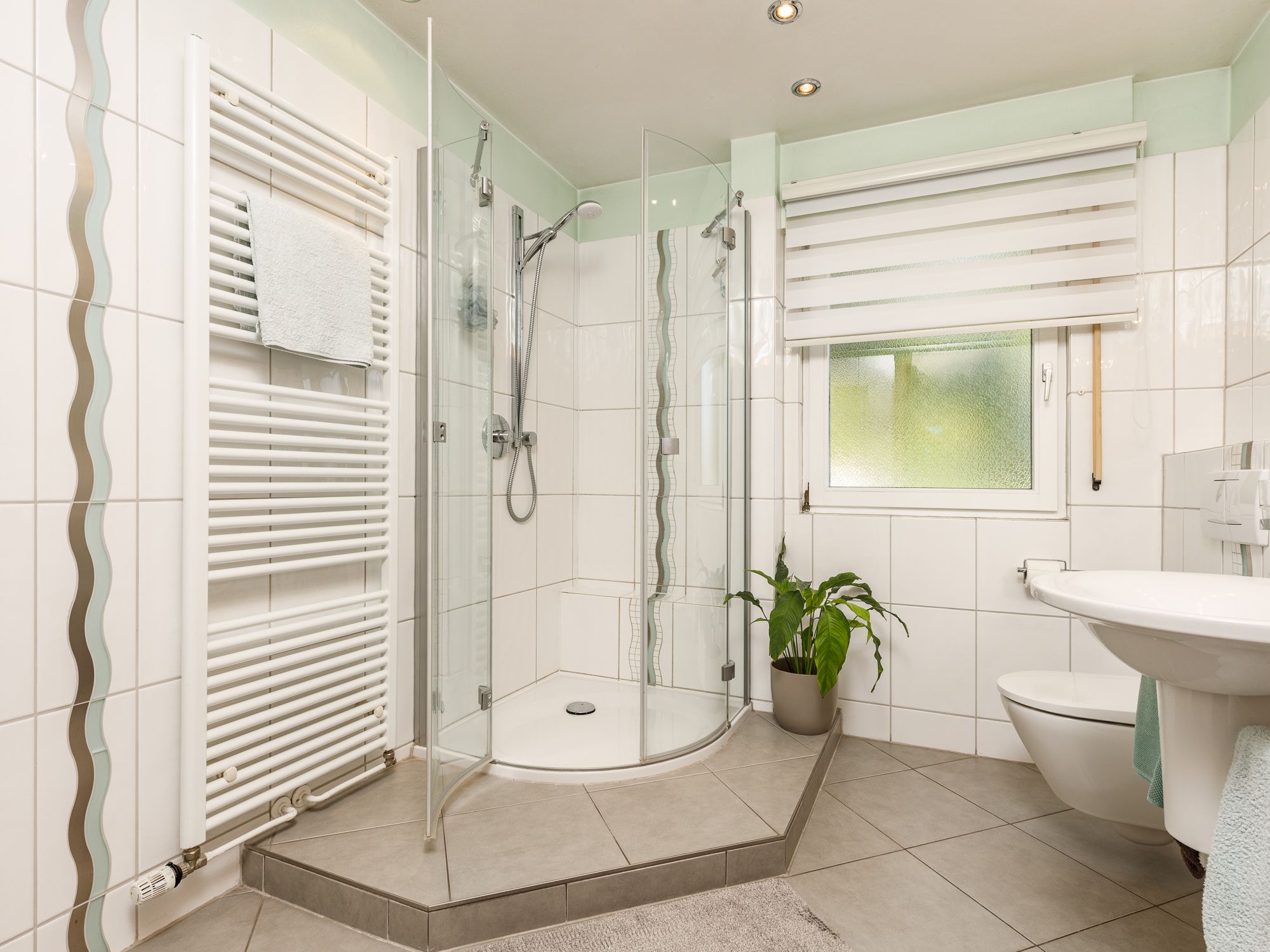 Tagesbelichtetes Duschbad 