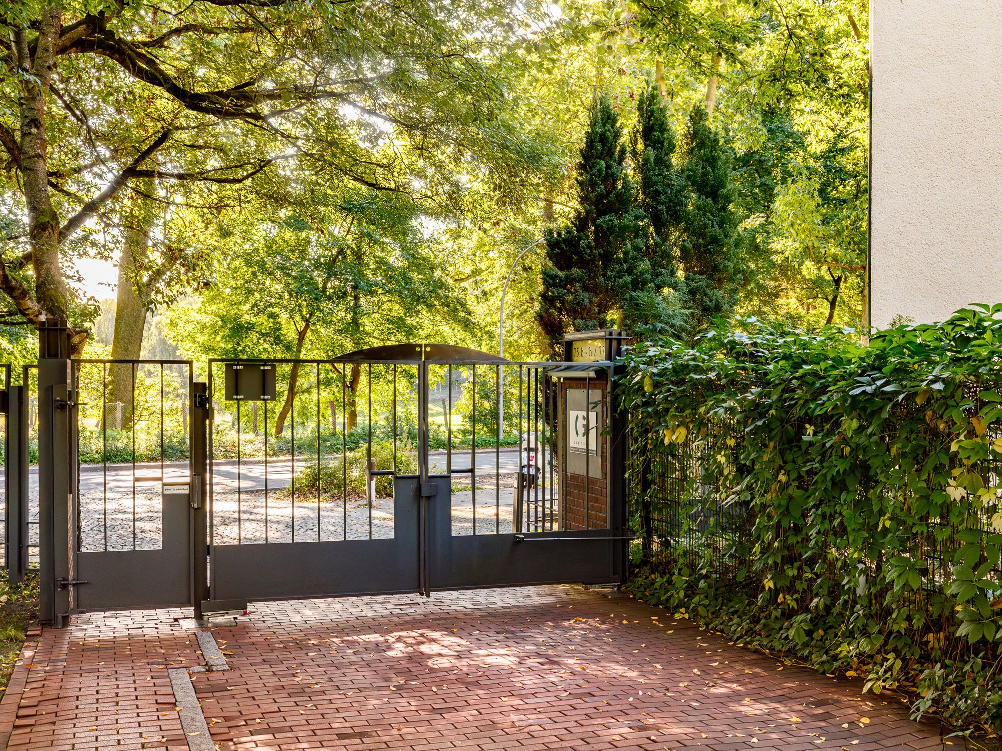 View of the courtyard entrance 