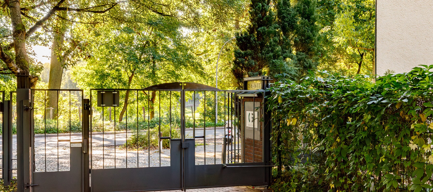 View of the courtyard entrance View of the courtyard entrance