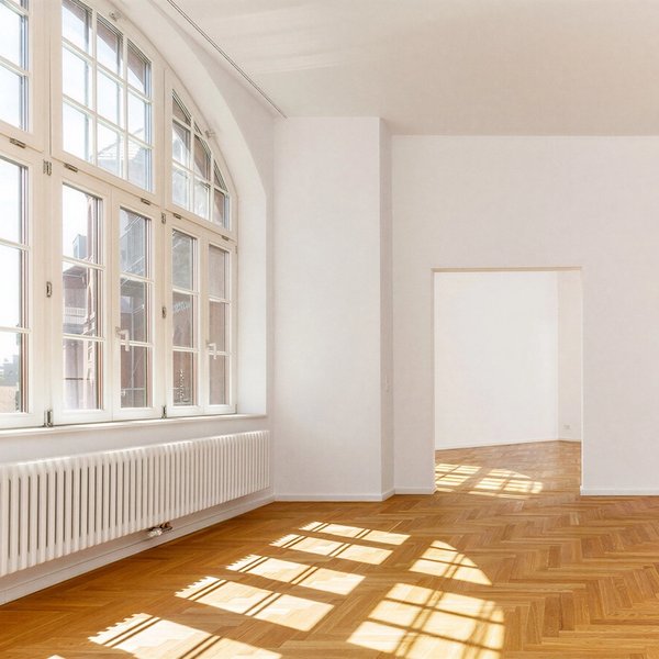 Wohnzimmer Fenster Tür Heizkörper