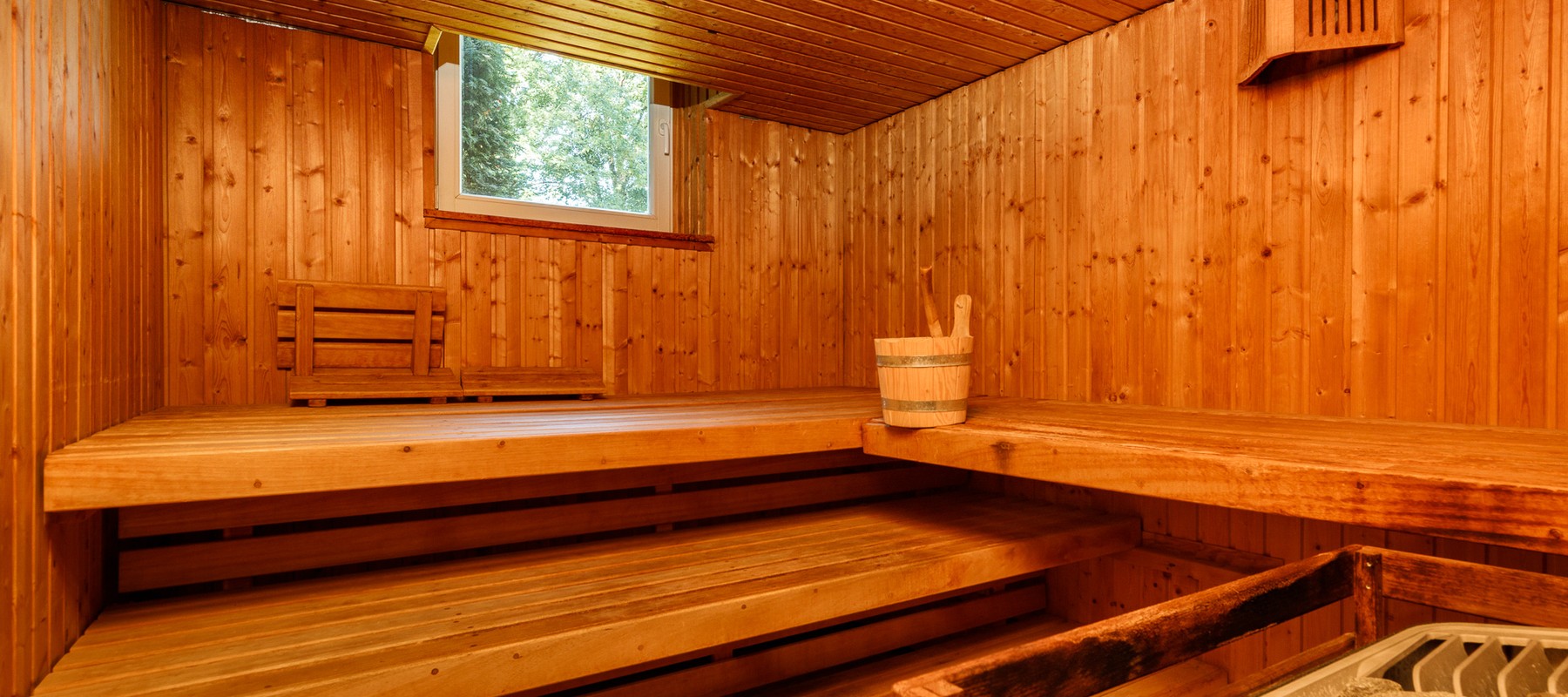 Modern sauna for the residents of the house Modern sauna for the residents of the house