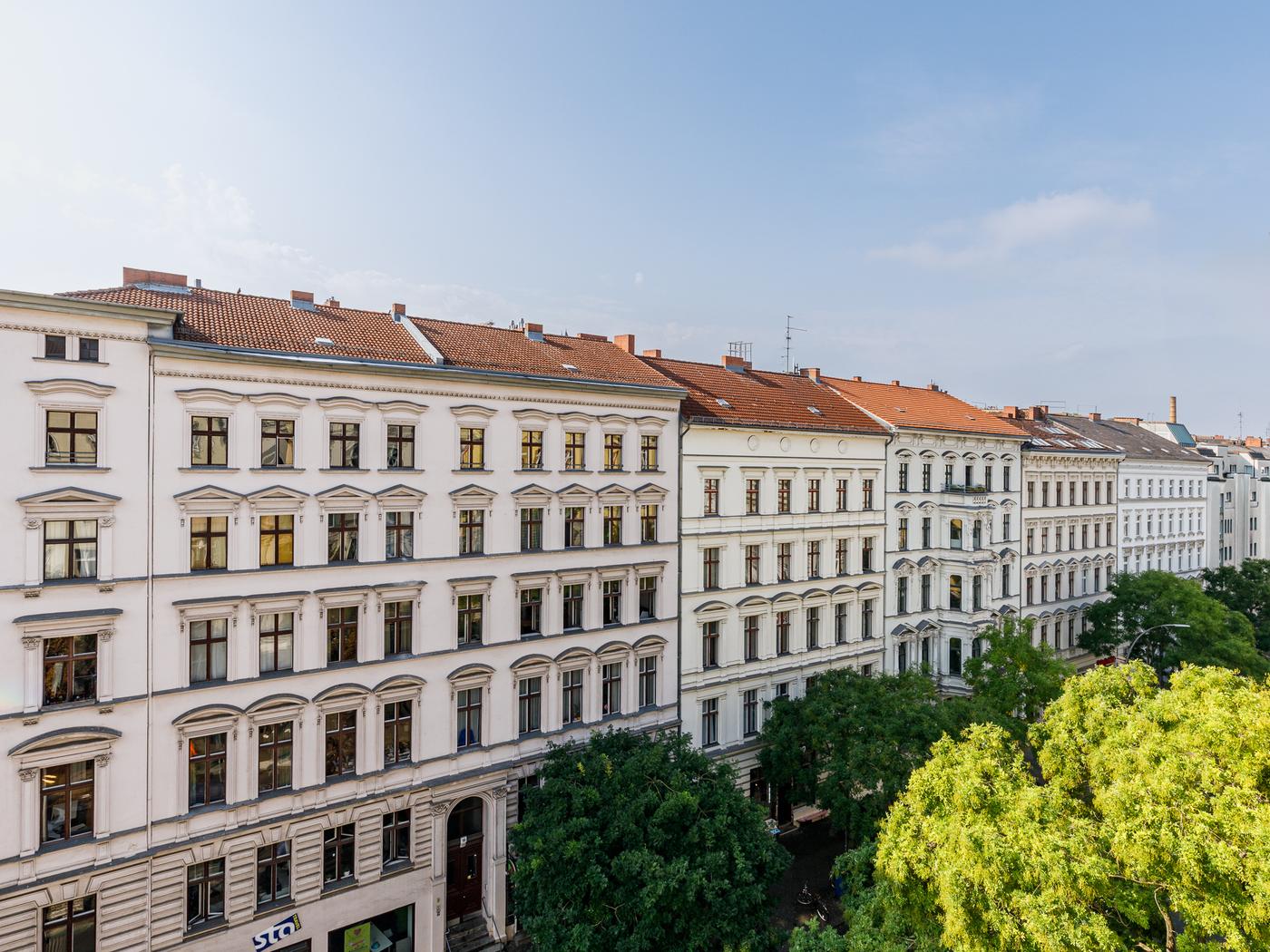 Ansicht der Bergmannstraße Ansicht der Bergmannstraße