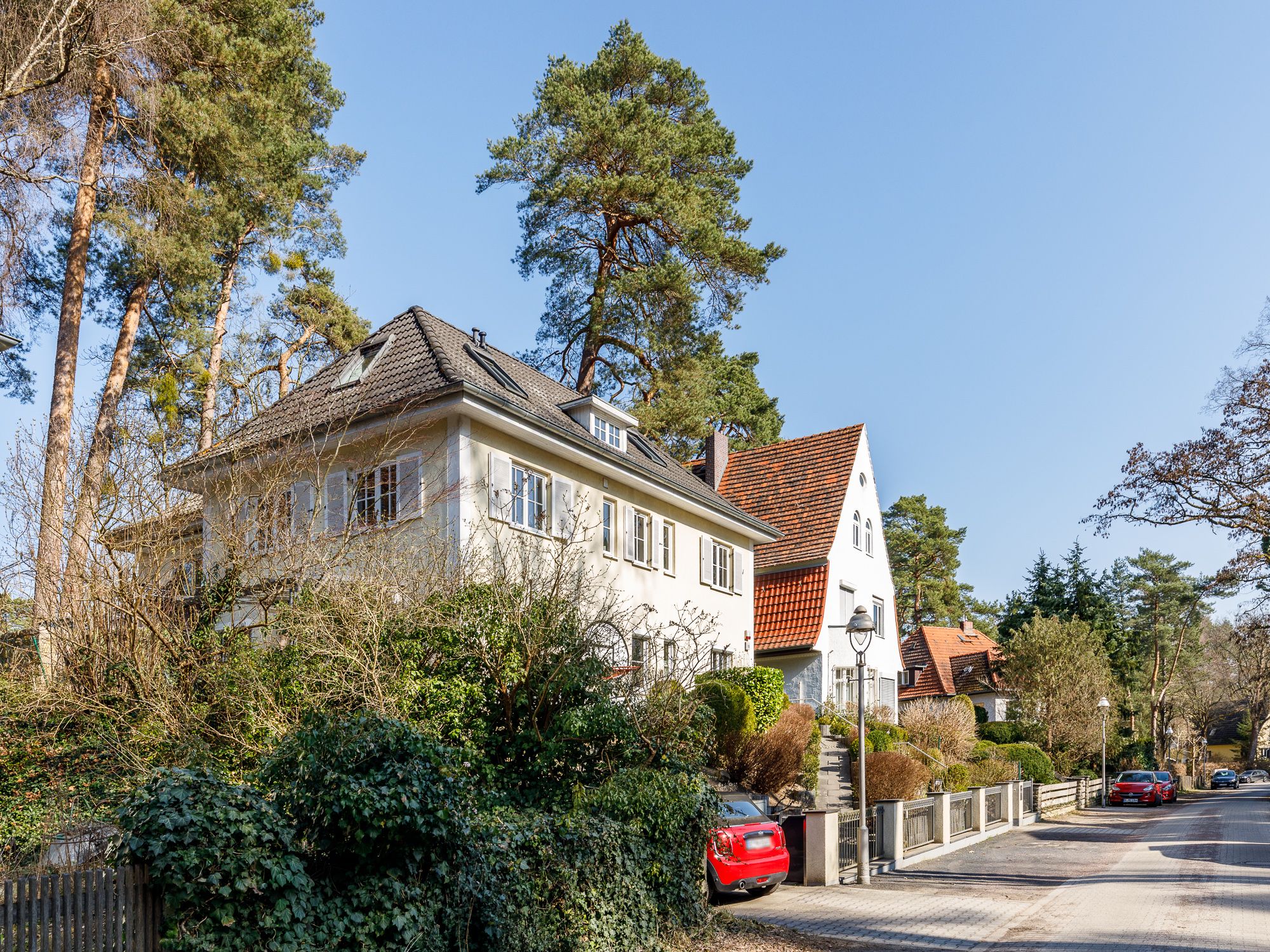Detached house on a quiet residential street