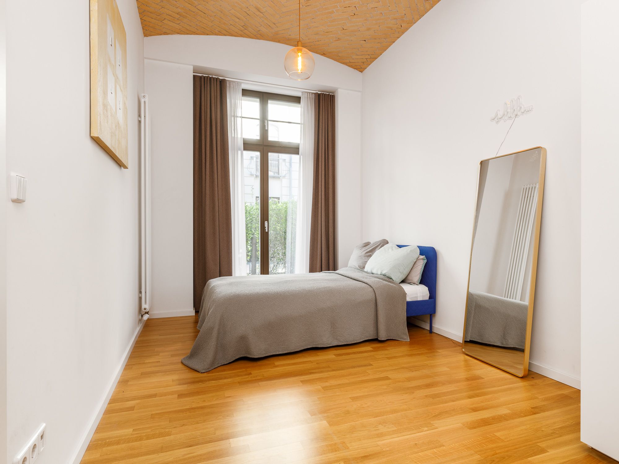 Schlafzimmer mit Preußischen Kappendecken 