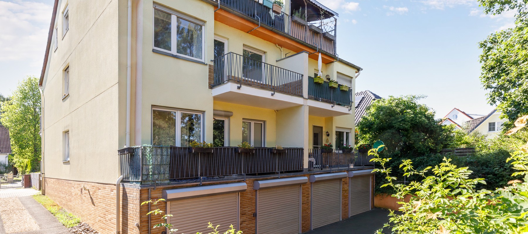 Ansicht von der Rückseite des Hauses Ansicht von der Rückseite des Hauses