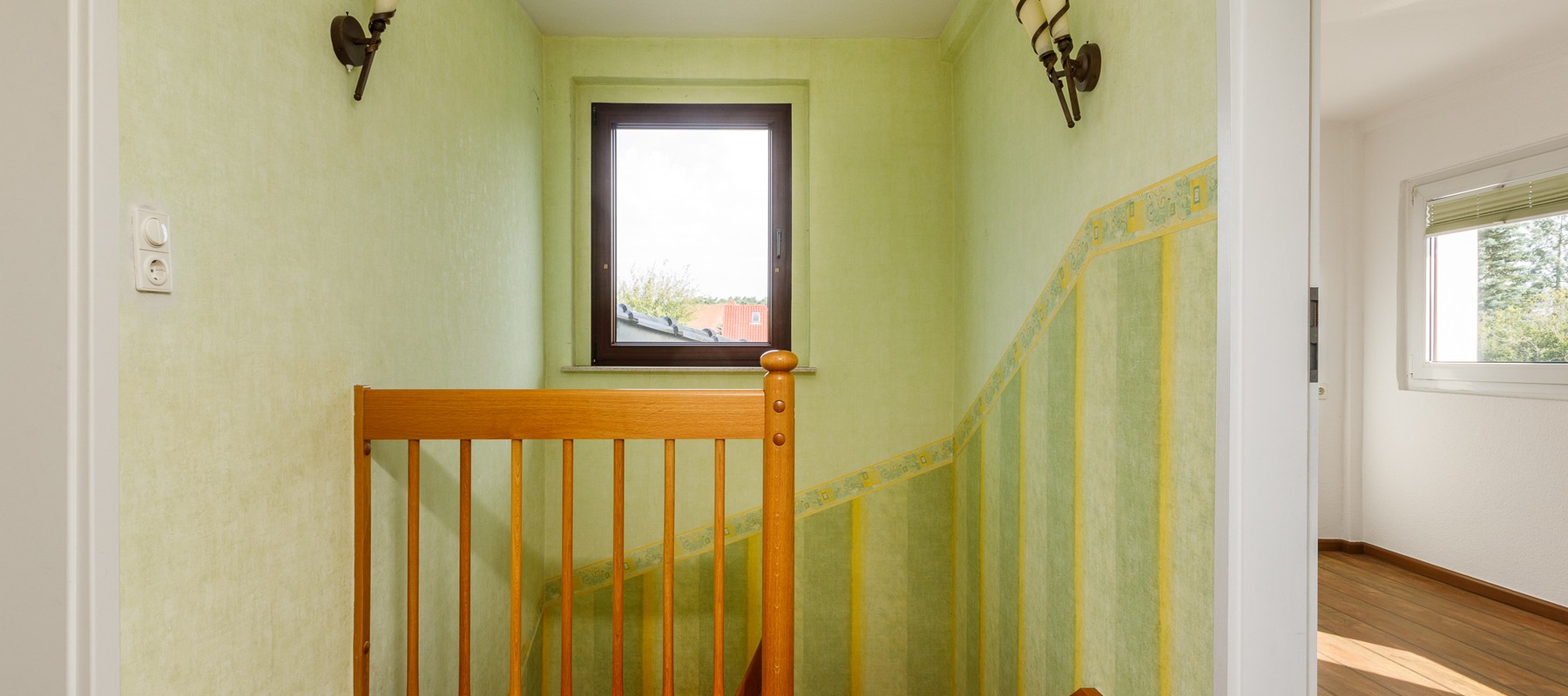 Treppenhaus im Dachgeschoss Treppenhaus im Dachgeschoss