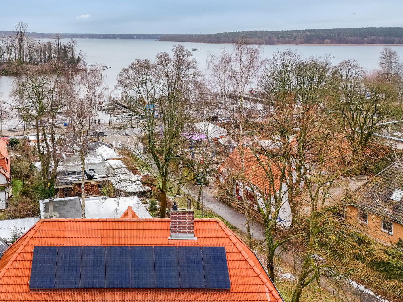 Luftaufnahme mit Blick auf den Wannsee / Havel Luftaufnahme mit Blick auf den Wannsee / Havel