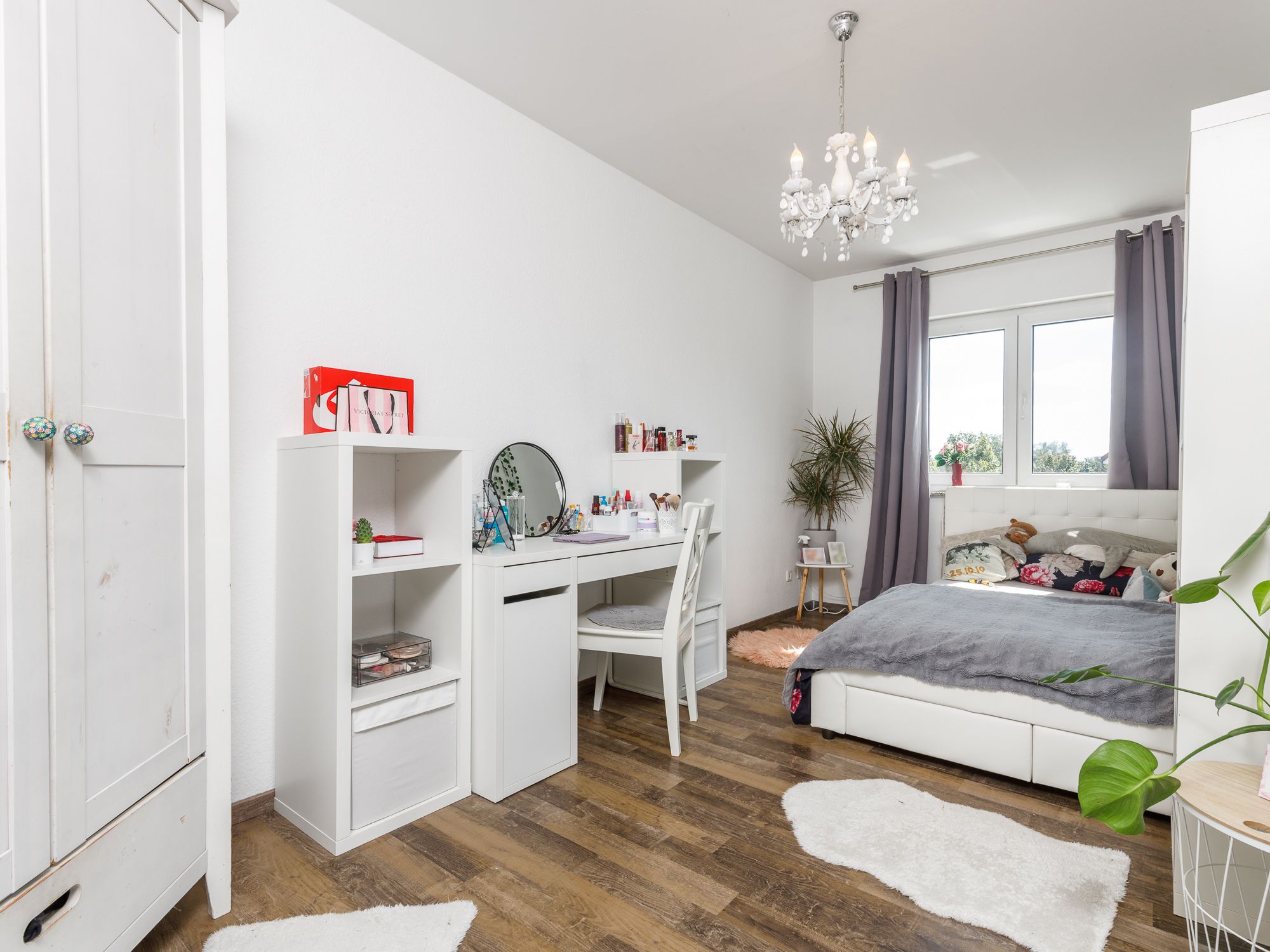 Kinderschlafzimmer mit Fußbodenheizung