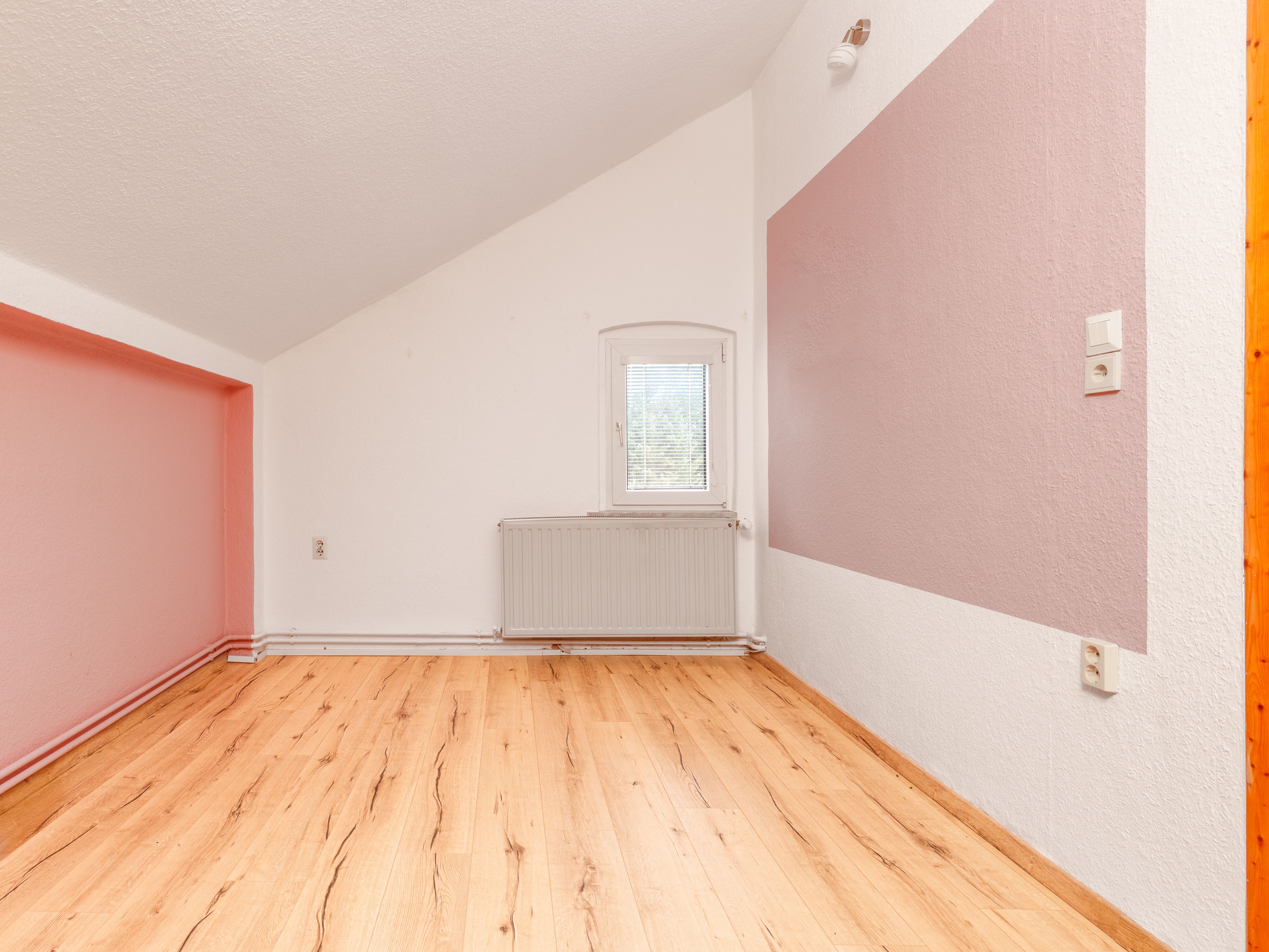 Gemütliches Schlafzimmer mit Fußbodenheizung