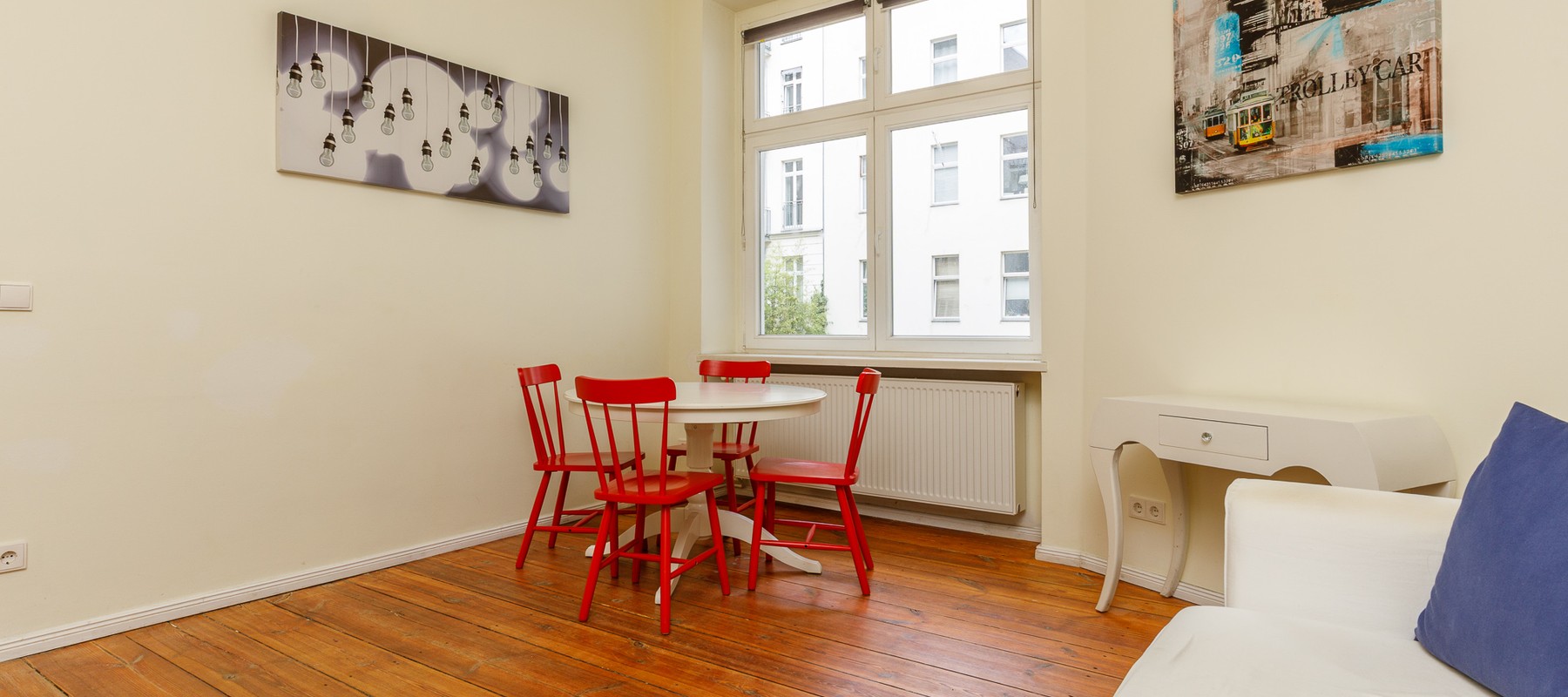 Dining area with small table Dining area with small table