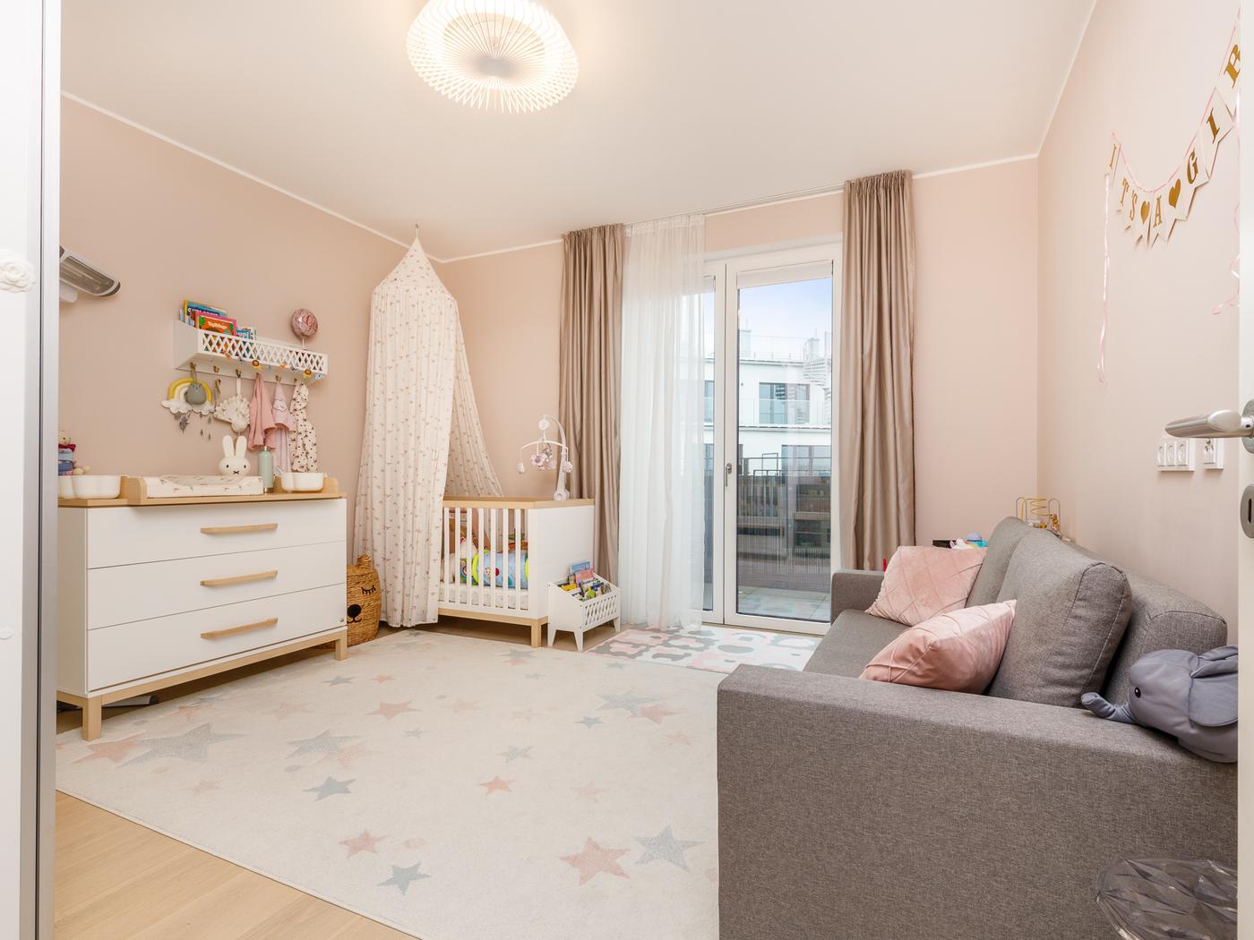 Kinderzimmer mit Terrassenzugang  Kinderzimmer mit Terrassenzugang