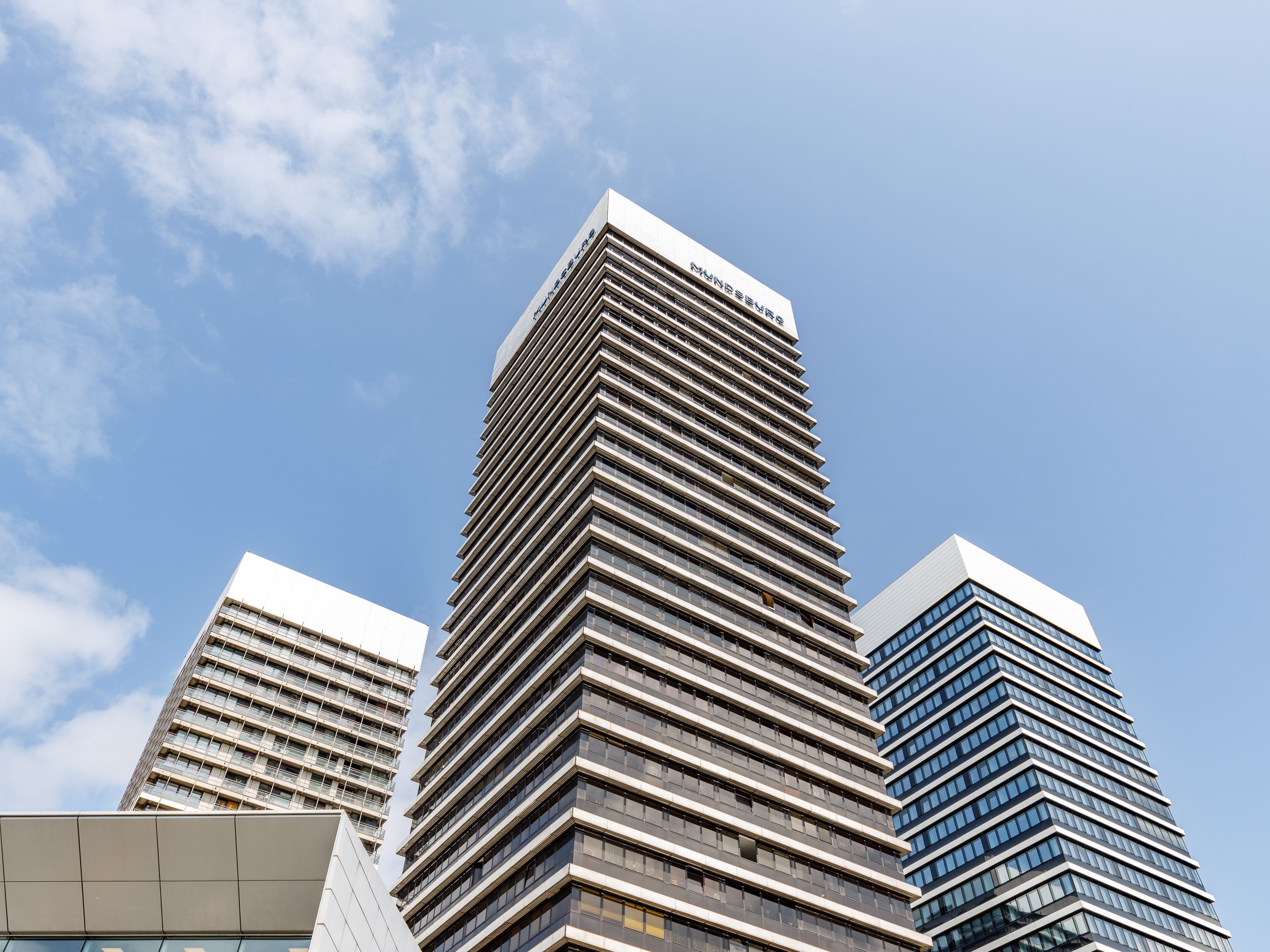 Außenansicht der Mundsburg-Tower