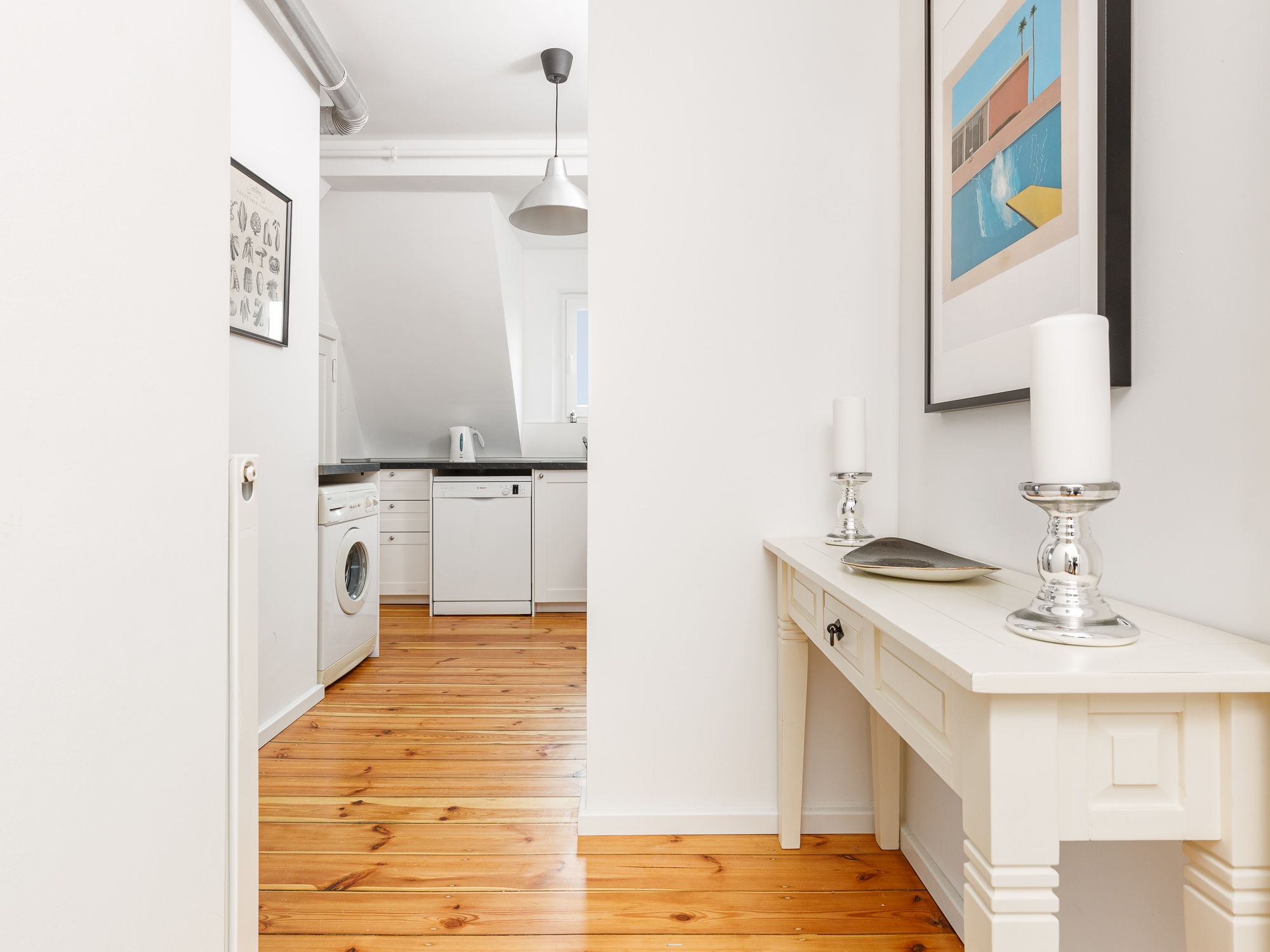 Flurbereich mit Dielenfußboden 