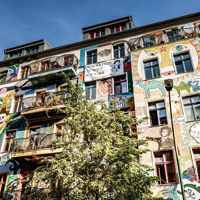 Besetztes Haus in Friedrichshain