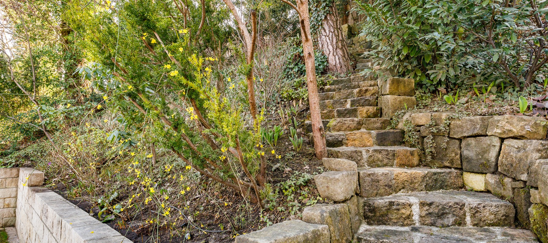 Zugang zum Gartenhaus Zugang zum Gartenhaus