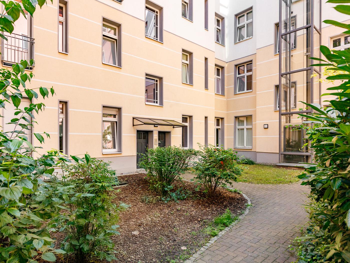 Ruhige Lage im Seitenflügel des Hauses  Ruhige Lage im Seitenflügel des Hauses