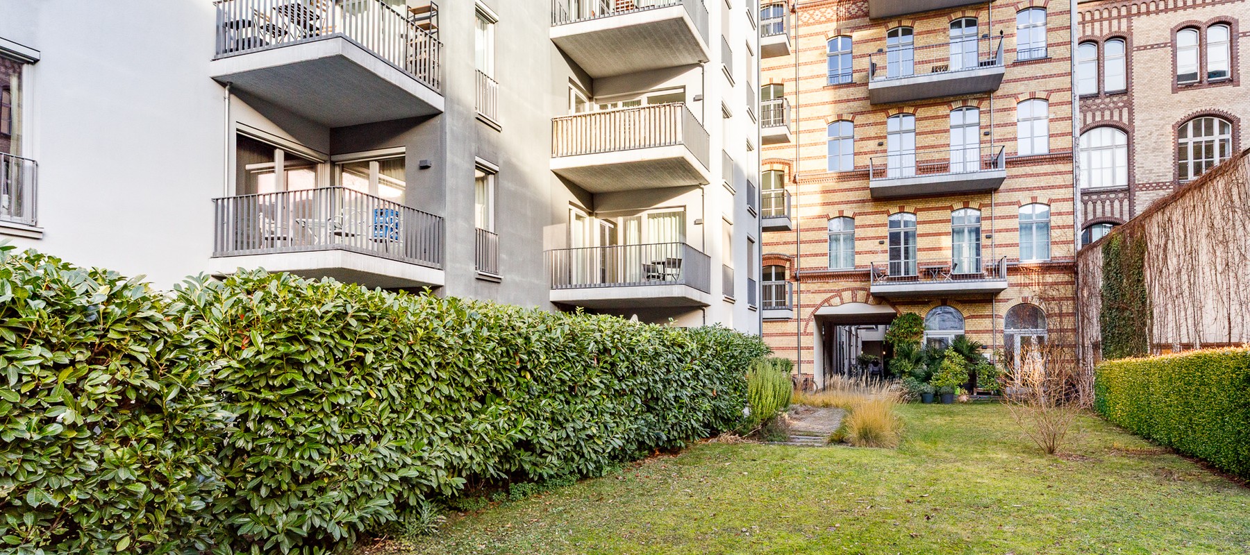 Ansicht des Gebäudeensembles Ansicht des Gebäudeensembles