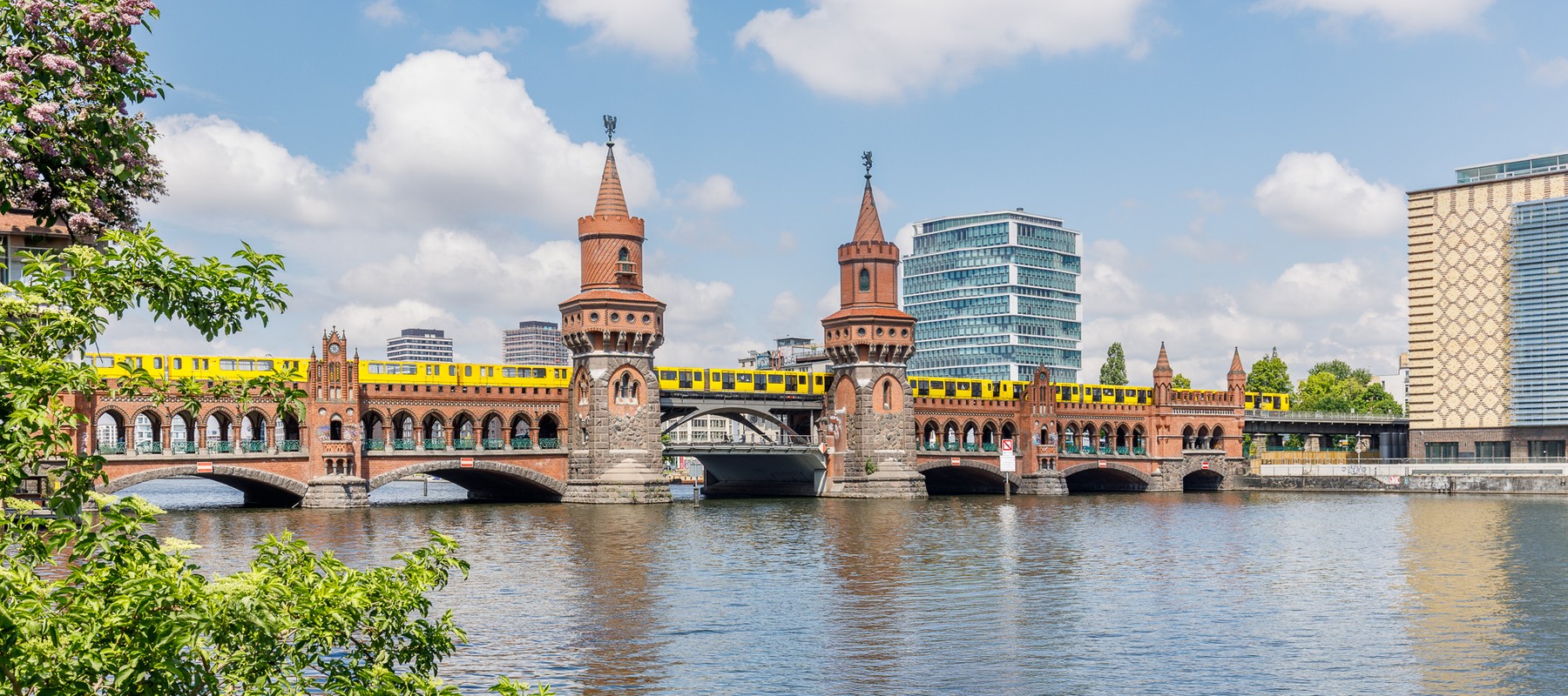 Blick auf die Oberbaumbrücke Blick auf die Oberbaumbrücke